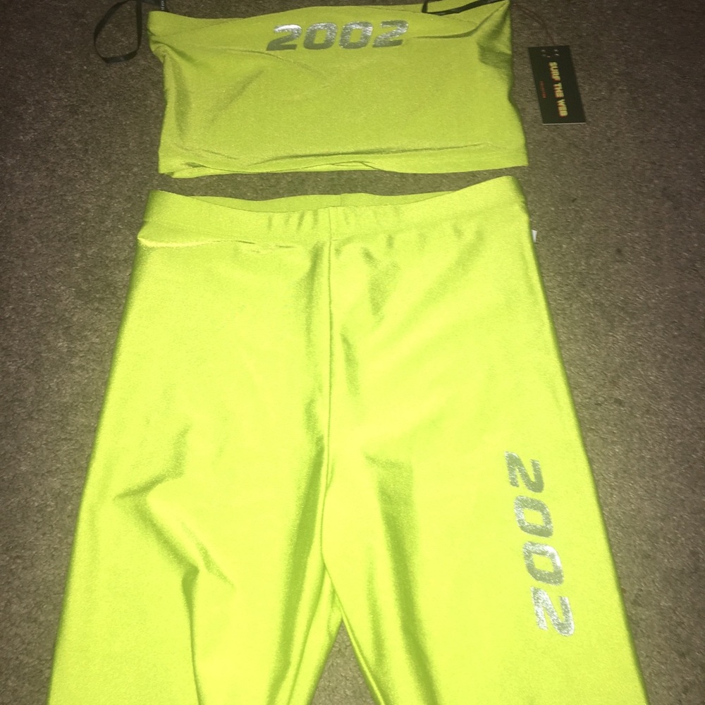2002 forever 21 biker short set